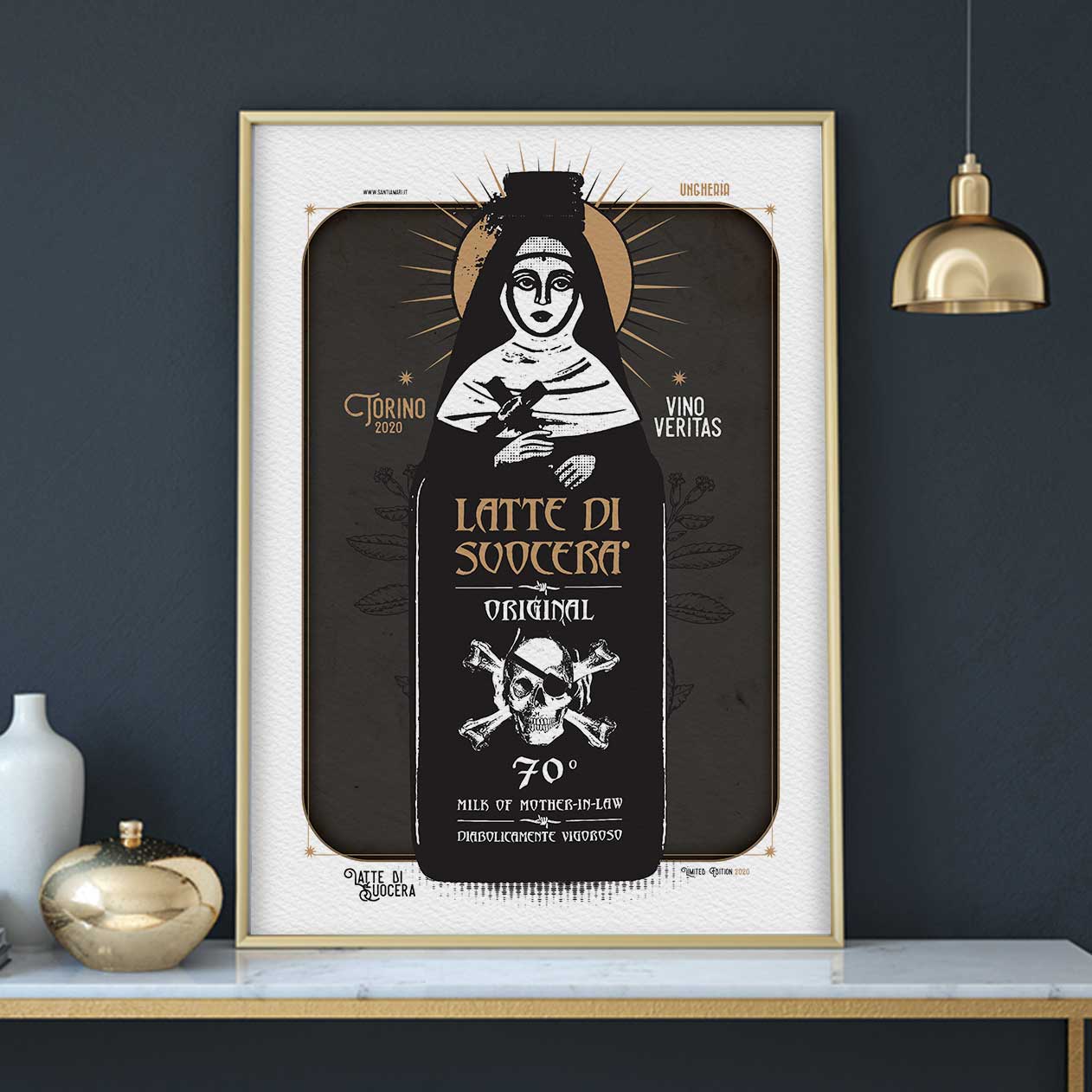 Poster 30×40 cm- Limited Edition – Latte di Suocera – SANTI AMARI –  Homemade Ideas