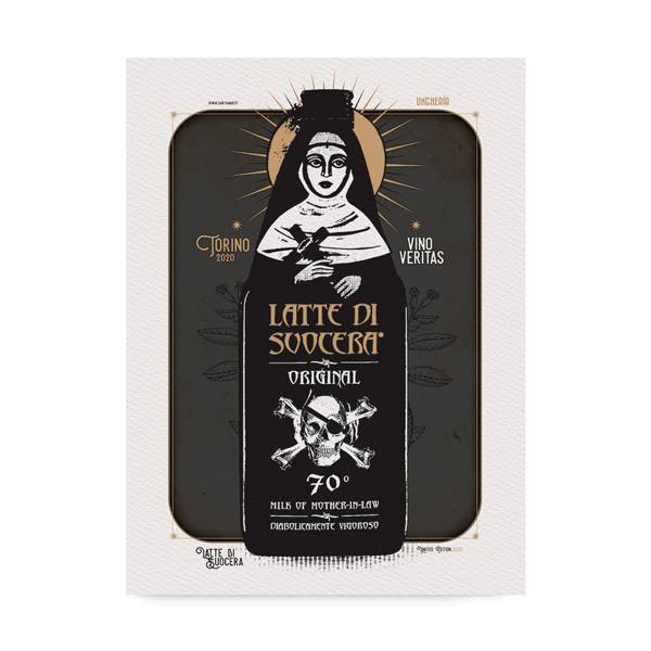 Poster 30×40 cm- Limited Edition – Latte di Suocera – SANTI AMARI –  Homemade Ideas